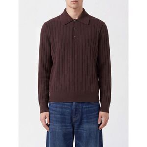 Amiri Men Long-Sleeved Wool And Cashmere Knit Amiri Polo Shirt